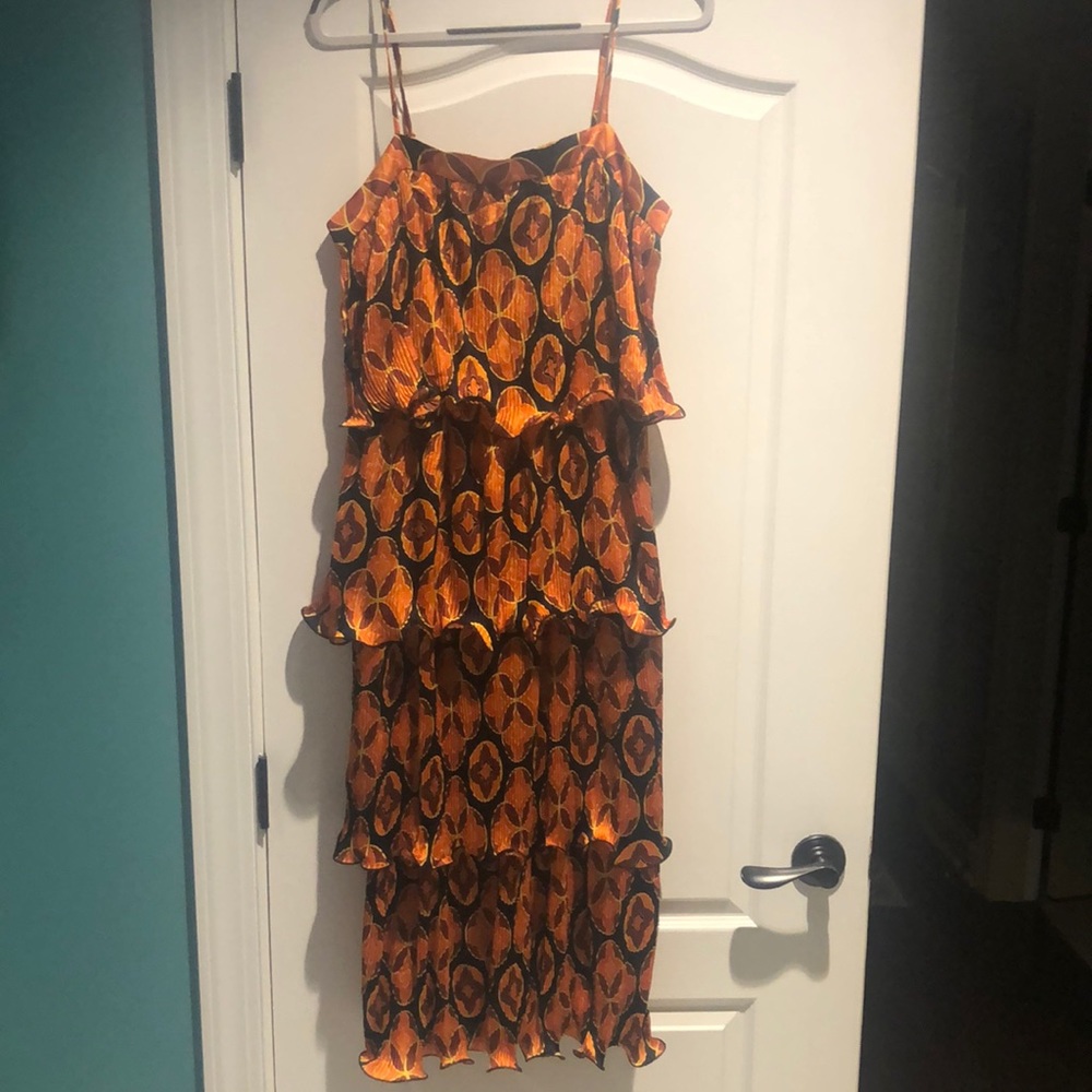 Never Fully Dress Ruffle Midi Dress